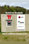 Bankomat v Rudníku.