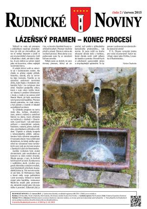 Rudnické noviny č. 2 / 2015 Rudnické noviny č. 2 / 2015