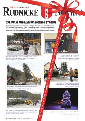Rudnické noviny č. 4 / 2015 Rudnické noviny č. 4 / 2015