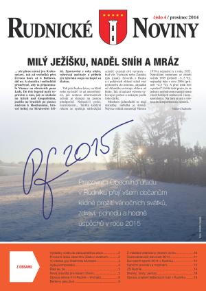 Rudnické noviny č. 4 / 2014 Rudnické noviny č. 4 / 2014