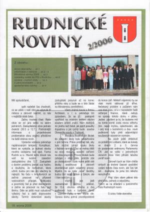Rudnické noviny č.&nbsp;2 / 2006