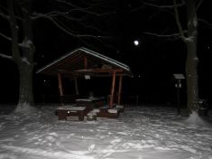 Zimní bivak na sněhu u Křížku 31.1.