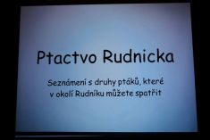 Přednáška - Ptactvo Rudnicka- Zdeněk Voňka 9.12. 