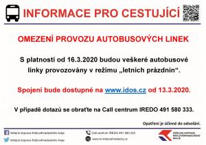 informace pro cestující