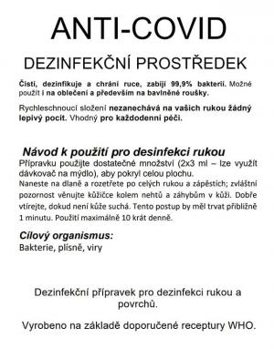 anti-covid - návod k použití