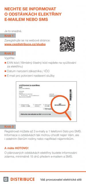 čez - odstávka elektřiny