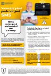 MPSV - Varování před podvodnými SMS
