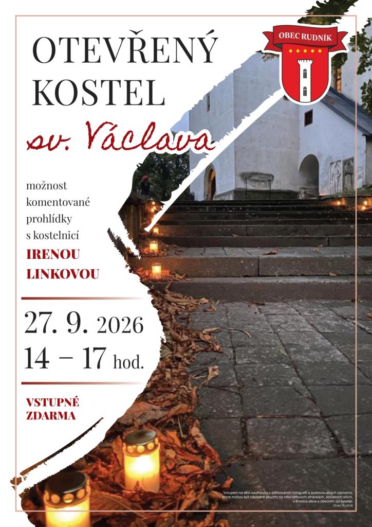 Plakát - OTEVŘENÝ KOSTEL sv. Václava