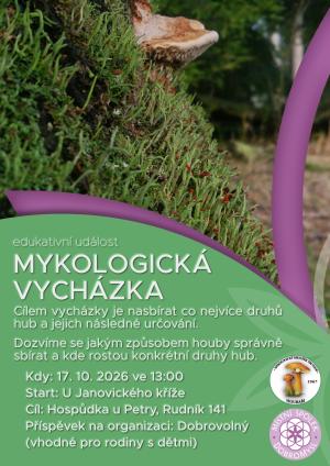 Plakát - Mykologická vycházka
